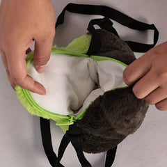 Avocado Plush Crossbody Bag Coin Purse Zipper Outdoor Cute Cartoon Style