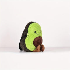 Avocado Plush Crossbody Bag Coin Purse Zipper Outdoor Cute Cartoon Style