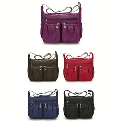 Nylon Waterproof Shoulder Bag Crossbody Handbag