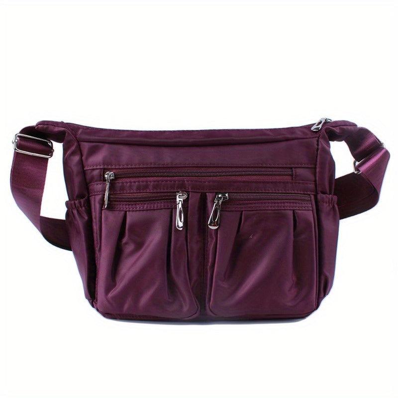Nylon Waterproof Shoulder Bag Crossbody Handbag