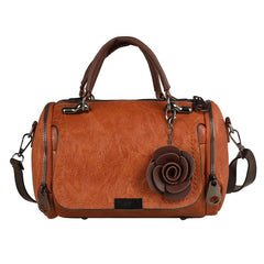 Vintage Boston Handbags Flower Crossbody Bag