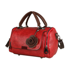 Vintage Boston Handbags Flower Crossbody Bag