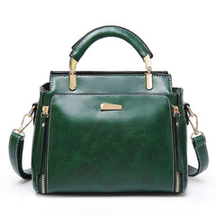 Stylish Crossbody Bag with Zipper Decor for Women