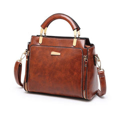 Stylish Crossbody Bag with Zipper Decor for Women