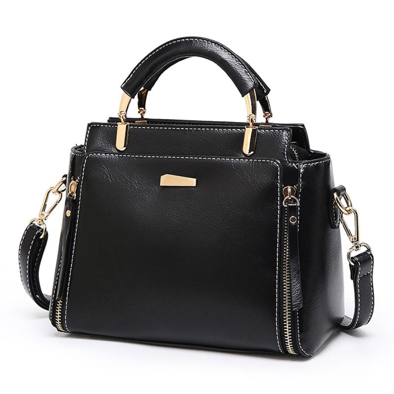 Stylish Crossbody Bag with Zipper Decor for Women
