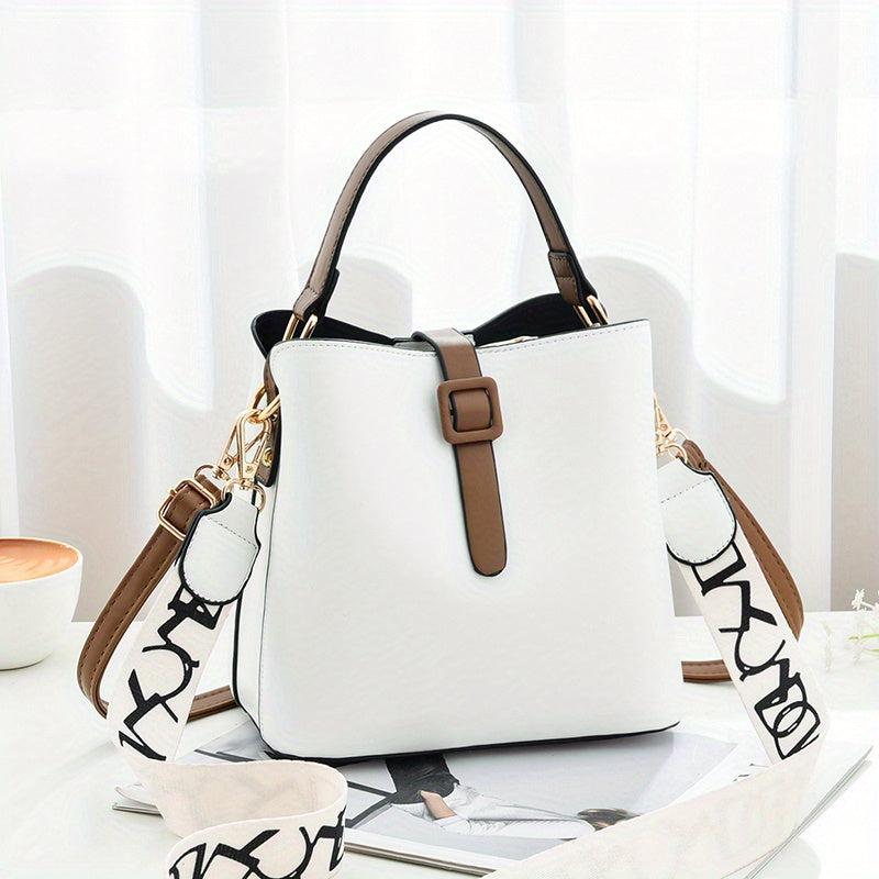 Mini Handbag Detachable Strap PU Leather Crossbody Bag