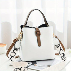 Mini Handbag Detachable Strap PU Leather Crossbody Bag