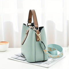Mini Handbag Detachable Strap PU Leather Crossbody Bag