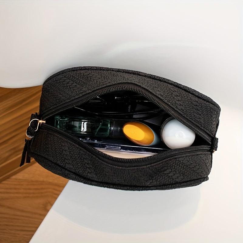 Minimalist Crossbody Cell Phone Bag Square Zipper Shoulder Bag