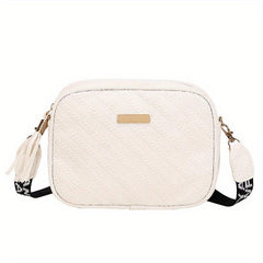 Minimalist Crossbody Cell Phone Bag Square Zipper Shoulder Bag
