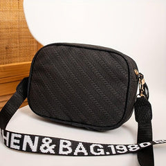 Minimalist Crossbody Cell Phone Bag Square Zipper Shoulder Bag