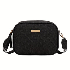 Minimalist Crossbody Cell Phone Bag Square Zipper Shoulder Bag