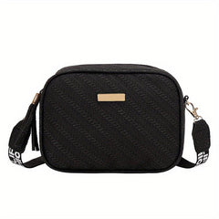 Minimalist Crossbody Cell Phone Bag Square Zipper Shoulder Bag