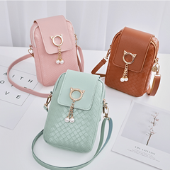 Classic Braided Crossbody Bag Solid Shoulder Bag