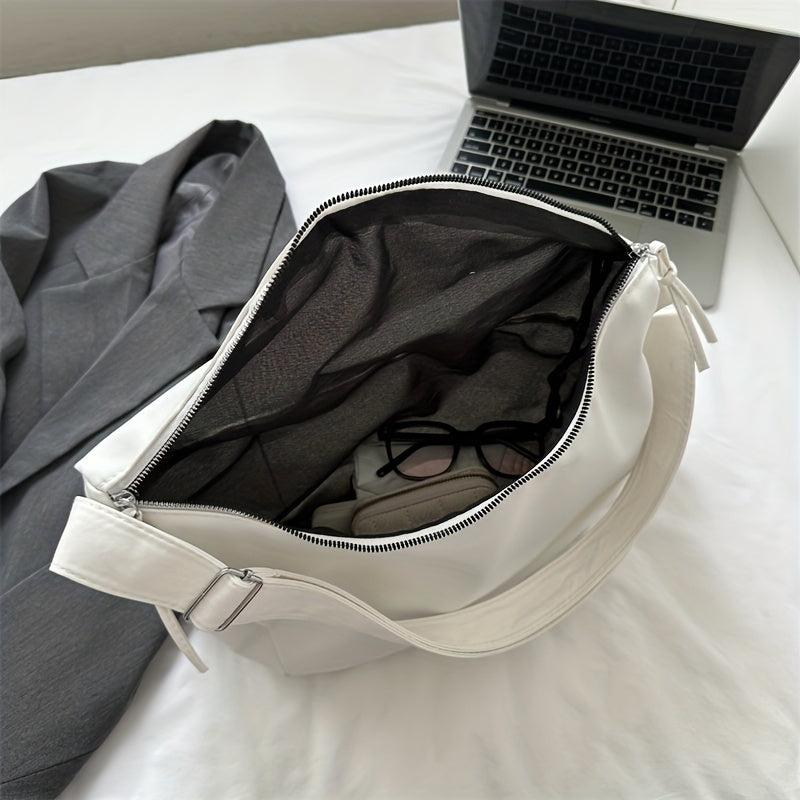 Large Capacity Tote Bag Nylon Durable Lightweight Shoulder Bag