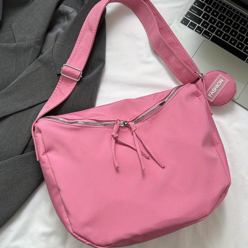 Large Capacity Tote Bag Nylon Durable Lightweight Shoulder Bag
