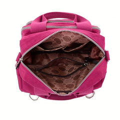 Small Solid Crossbody Bag Casual Pocket Handbag Portable Mommy Bag