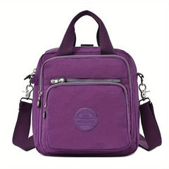 Small Solid Crossbody Bag Casual Pocket Handbag Portable Mommy Bag