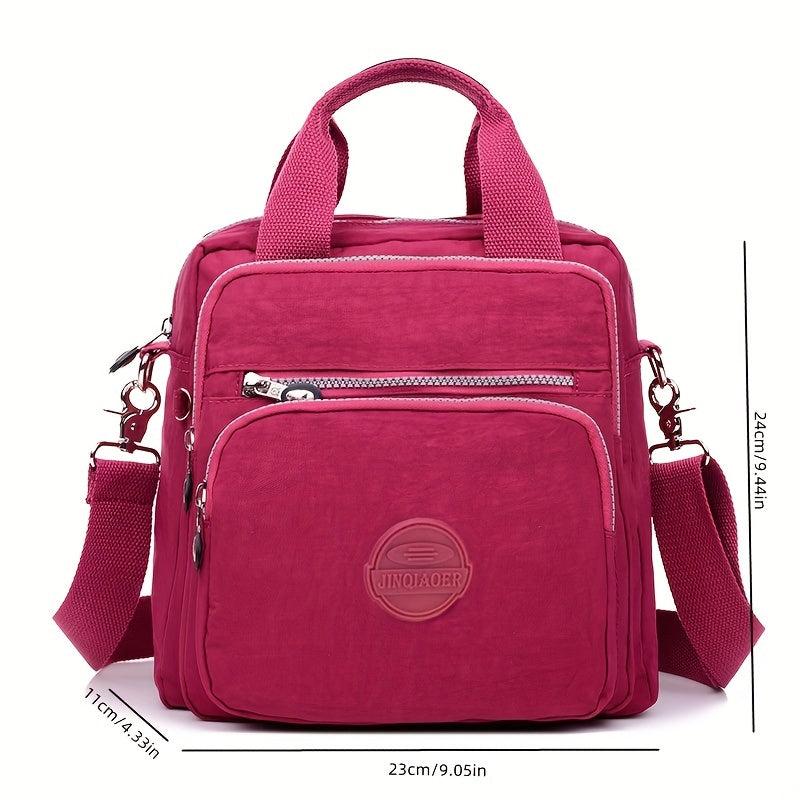 Small Solid Crossbody Bag Casual Pocket Handbag Portable Mommy Bag