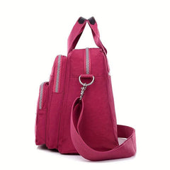Small Solid Crossbody Bag Casual Pocket Handbag Portable Mommy Bag