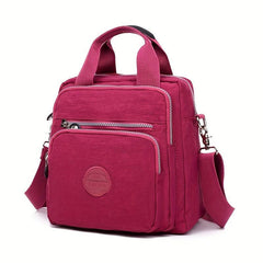 Small Solid Crossbody Bag Casual Pocket Handbag Portable Mommy Bag