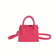 Minimalist Solid Small Bag Crossbody Satchel All Match Square