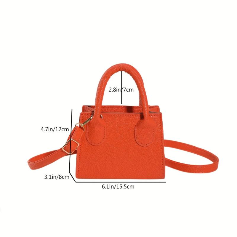 Minimalist Solid Small Bag Crossbody Satchel All Match Square