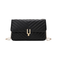 Quilted Shoulder Bag Faux Leather Chain Crossbody Bag Small Flap Purse