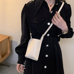 Minimalist Faux Leather Crossbody Purse for Women 7 4 5 5 2 3 Inch