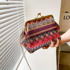 Vintage Ethnic Shoulder Bag Coin Purse for Travel