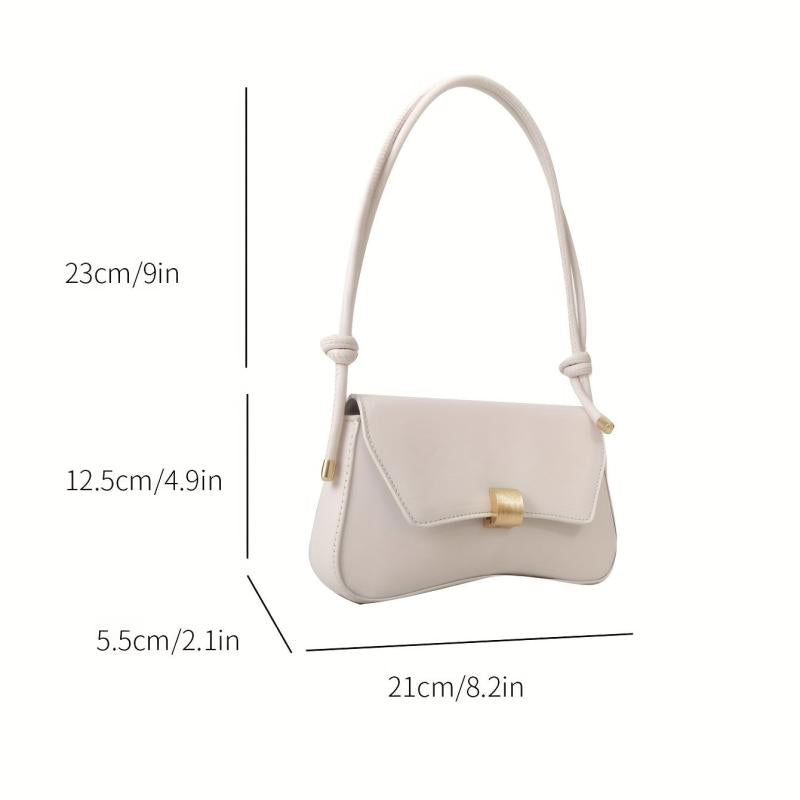 Minimalist Underarm Bag Flap Shoulder Bag