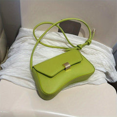 Minimalist Underarm Bag Flap Shoulder Bag