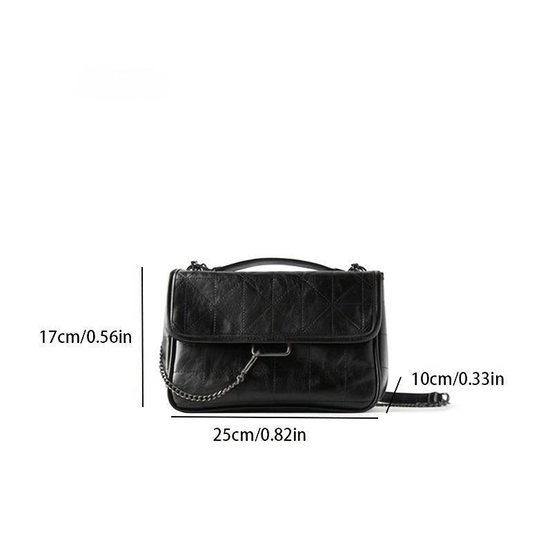 Niche Shoulder Bag Argyle Pattern Flap Chain Bag All Match Crossbody Bag