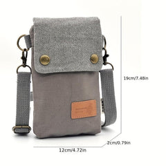 Mini Casual Square Bag Flap Crossbody Bag Versatile Shoulder Bag