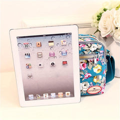 Flower Pattern Square Bag Classic Zipper Crossbody Bag Women's Purse