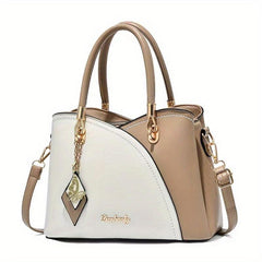 Butterfly Pendant Double Handle Tote Handbag