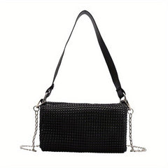 Rhinestone Bucket Bag Crossbody Purse For Party