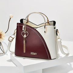 Tassel Crossbody Bag with Top Ring for Work