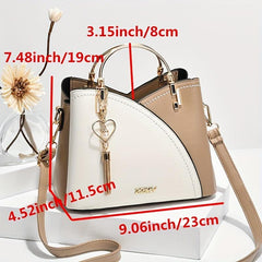 Tassel Crossbody Bag with Top Ring for Work
