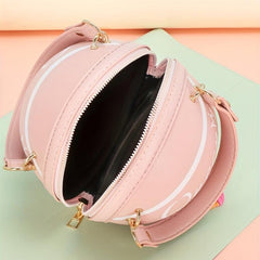Stylish Basketball Shoulder Bag Zipper Crossbody Bag