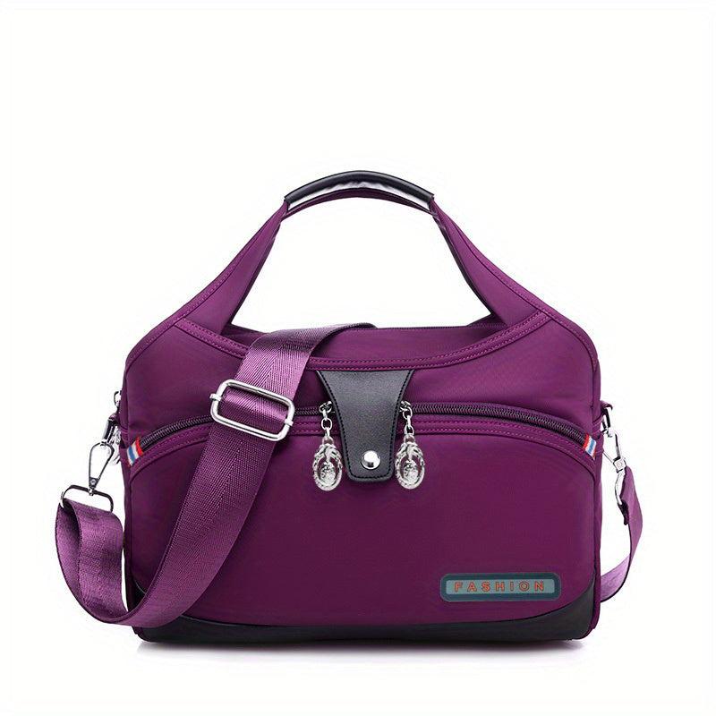 Waterproof Nylon Crossbody Bag Portable Handbag Layer Mommy Bag