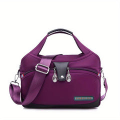 Waterproof Nylon Crossbody Bag Portable Handbag Layer Mommy Bag