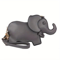 Mini Cartoon Elephant Crossbody Bag PU Leather Shoulder Bag
