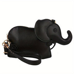 Mini Cartoon Elephant Crossbody Bag PU Leather Shoulder Bag