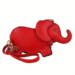 Mini Cartoon Elephant Crossbody Bag PU Leather Shoulder Bag
