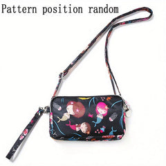 Waterproof Nylon Purse Shoulder Bag With Removable Strap