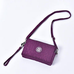 Waterproof Nylon Purse Shoulder Bag With Removable Strap