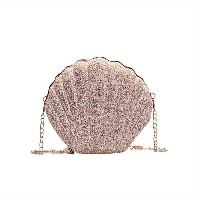 Shell Crossbody Bag PU Leather Women's Handbag Purse