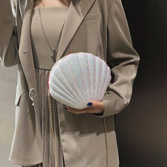 Shell Crossbody Bag PU Leather Women's Handbag Purse