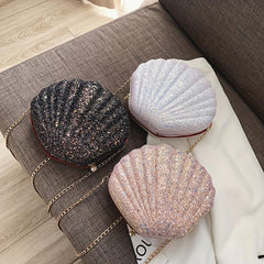 Shell Crossbody Bag PU Leather Women's Handbag Purse